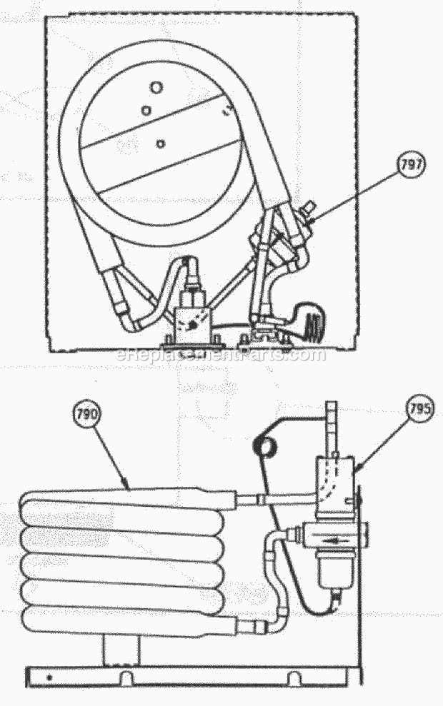 Page N Diagram and Parts List for C-121  Ice-O-Matic Ice Maker