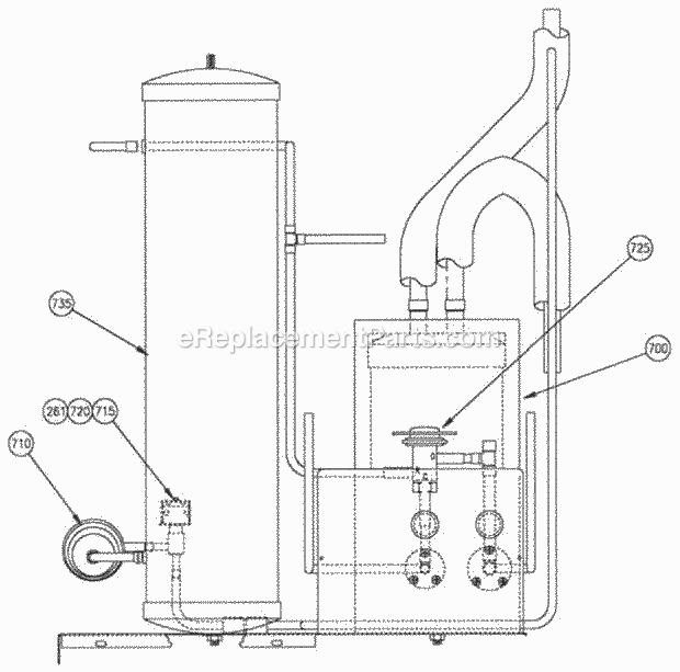 Page X Diagram and Parts List for C-121  Ice-O-Matic Ice Maker