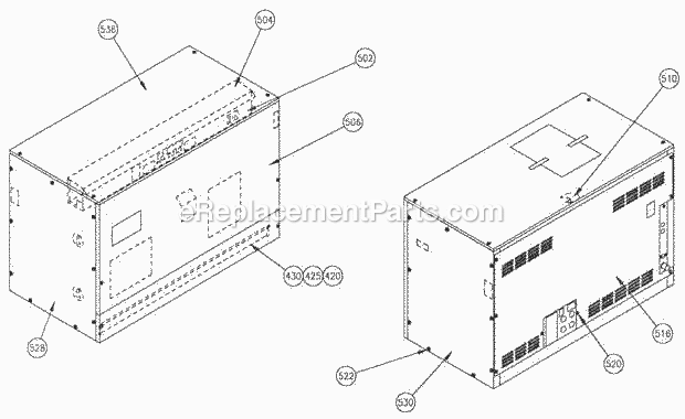 Page A Diagram and Parts List for C-135 B-Series Ice-O-Matic Ice Maker