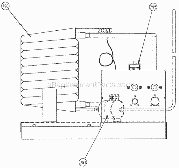 Page F Diagram and Parts List for C-135 B-Series Ice-O-Matic Ice Maker
