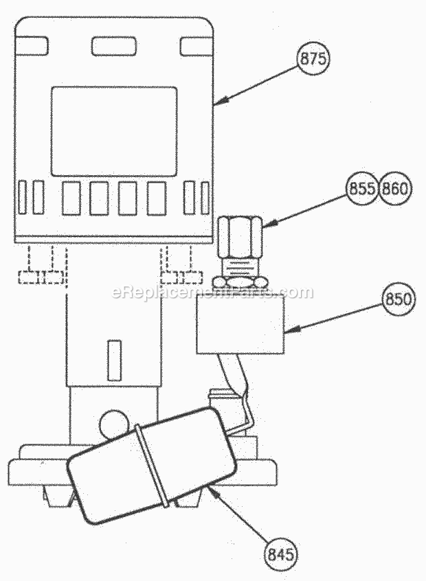 Page G Diagram and Parts List for C-135 B-Series Ice-O-Matic Ice Maker
