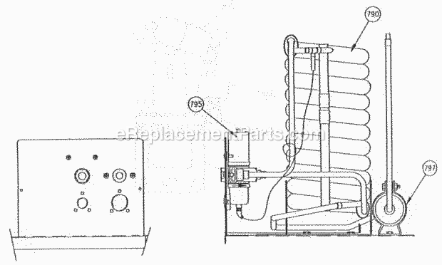 Page O Diagram and Parts List for C-146  Ice-O-Matic Ice Maker