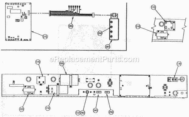 Page W Diagram and Parts List for C-146  Ice-O-Matic Ice Maker