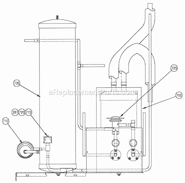 Page AF Diagram and Parts List for C-186 C-Series Gen II Ice-O-Matic Ice Maker