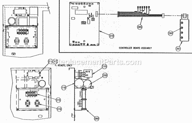 Page D Diagram and Parts List for C-186 C-Series Ice-O-Matic Ice Maker