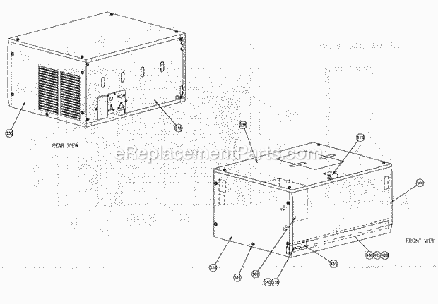 Page A Diagram and Parts List for C-20  Ice-O-Matic Ice Maker