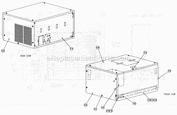 Page A Diagram and Parts List for C-25  Ice-O-Matic Ice Maker
