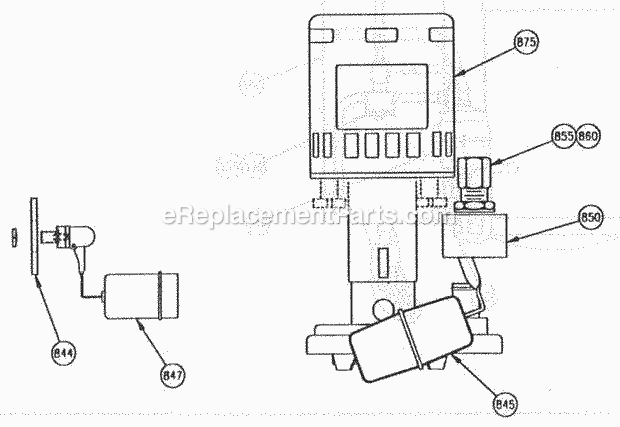 Page E Diagram and Parts List for C-25  Ice-O-Matic Ice Maker