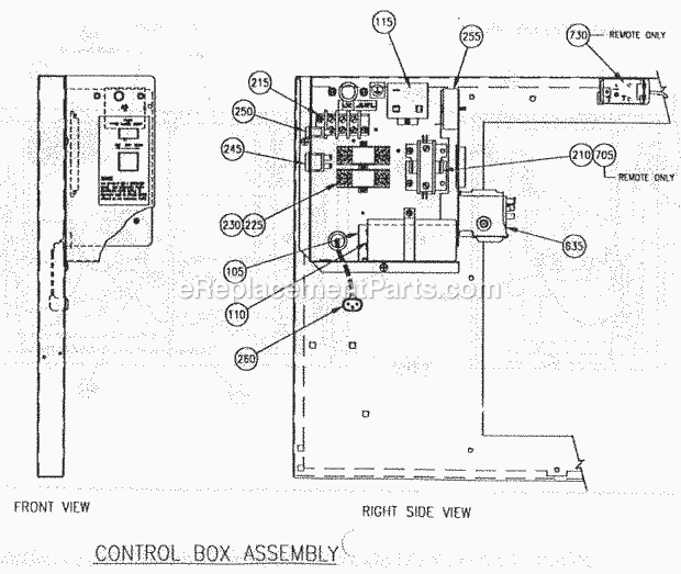 Page D Diagram and Parts List for C-40  Ice-O-Matic Ice Maker