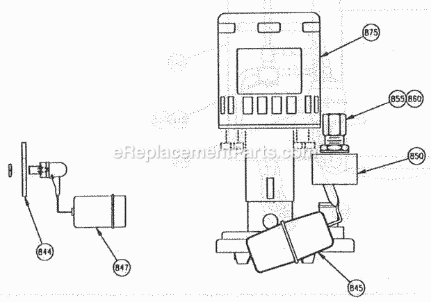 Page E Diagram and Parts List for C-40  Ice-O-Matic Ice Maker