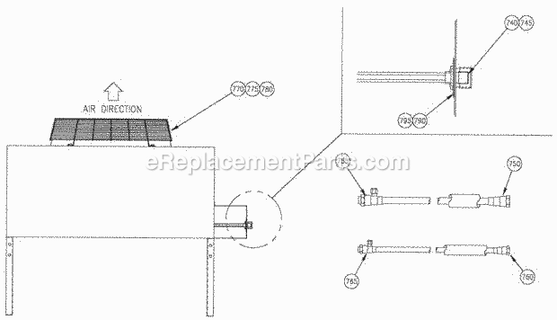 Page Z Diagram and Parts List for C-61  Ice-O-Matic Ice Maker