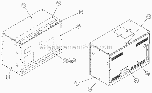 Page AB Diagram and Parts List for C-65 C-Series Ice-O-Matic Ice Maker