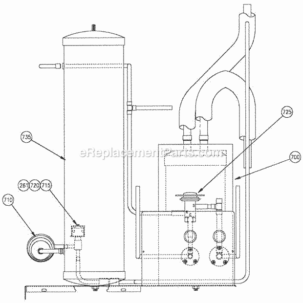Page AF Diagram and Parts List for C-65 C-Series Ice-O-Matic Ice Maker