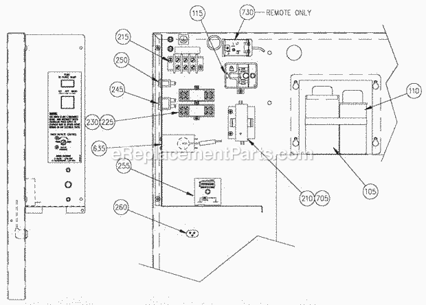 Page M Diagram and Parts List for C-66 B-Series Ice-O-Matic Ice Maker