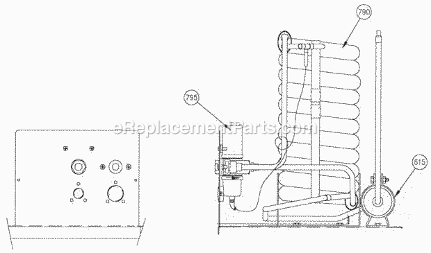 Page N Diagram and Parts List for C-85  Ice-O-Matic Ice Maker