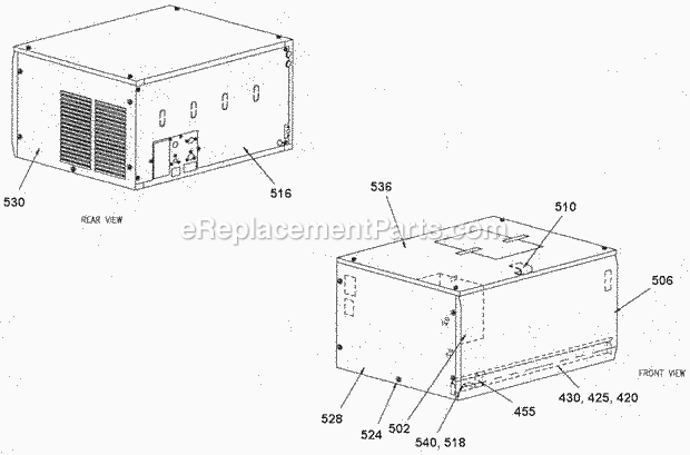 Page A Diagram and Parts List for C-86  Ice-O-Matic Ice Maker