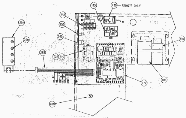 Page M Diagram and Parts List for C-86  Ice-O-Matic Ice Maker