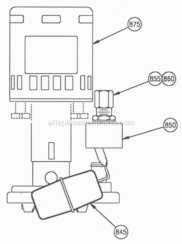 Page AH Diagram and Parts List for C-86  Ice-O-Matic Ice Maker