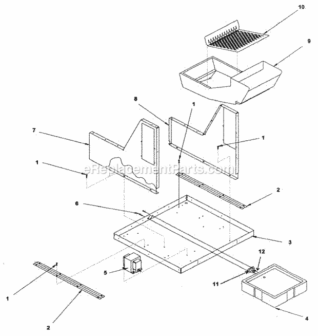 Page H Diagram and Parts List for CD-220  Ice-O-Matic Ice Maker