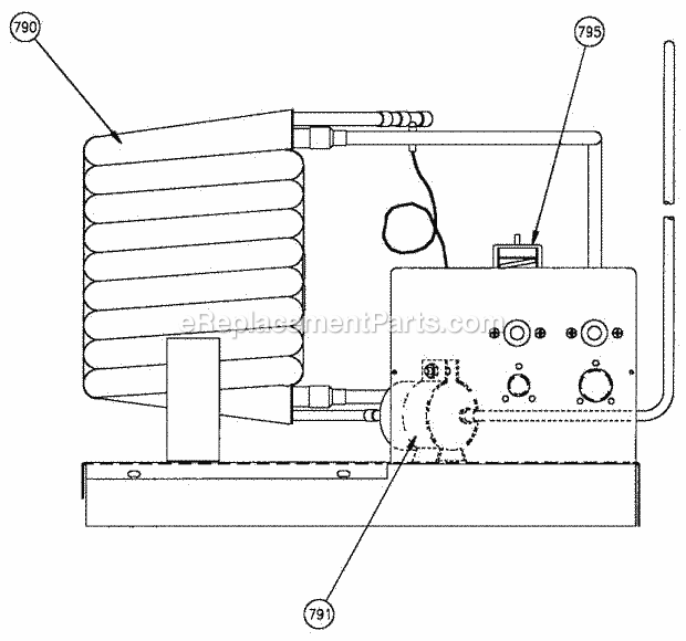 Page D Diagram and Parts List for EC-1805  Ice-O-Matic Ice Maker