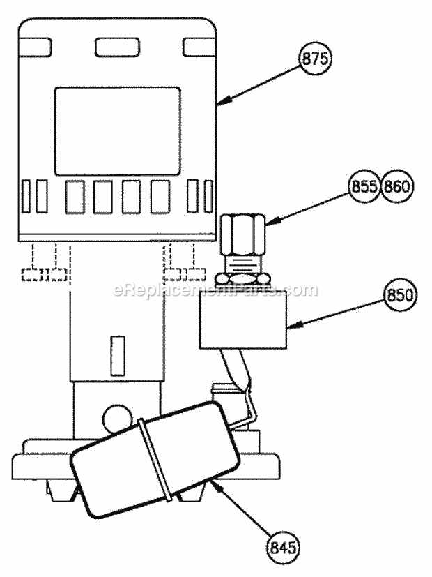 Page G Diagram and Parts List for EC-1805  Ice-O-Matic Ice Maker
