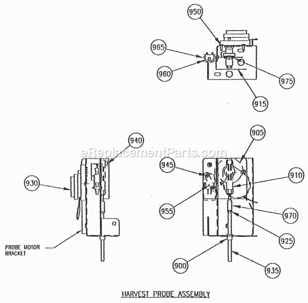 Page H Diagram and Parts List for EC-606 B-Series Com Ice-O-Matic Ice Maker