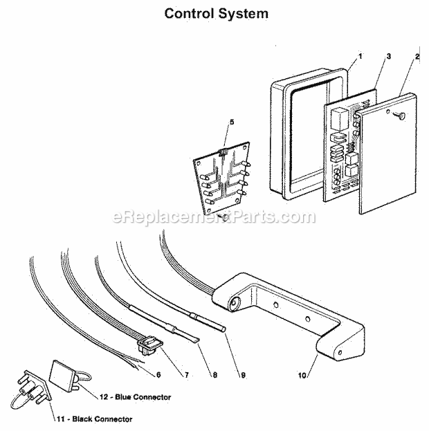 Control System Diagram and Parts List for EFD-270  Ice-O-Matic Ice Maker
