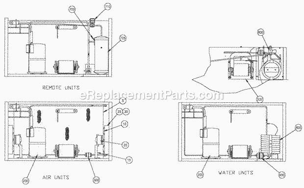 Page C Diagram and Parts List for EMF-2306  Ice-O-Matic Ice Maker