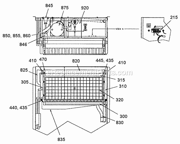 Page B Diagram and Parts List for EUC-200  Ice-O-Matic Ice Maker