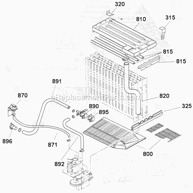 Page D Diagram and Parts List for GC-1206  Ice-O-Matic Ice Maker