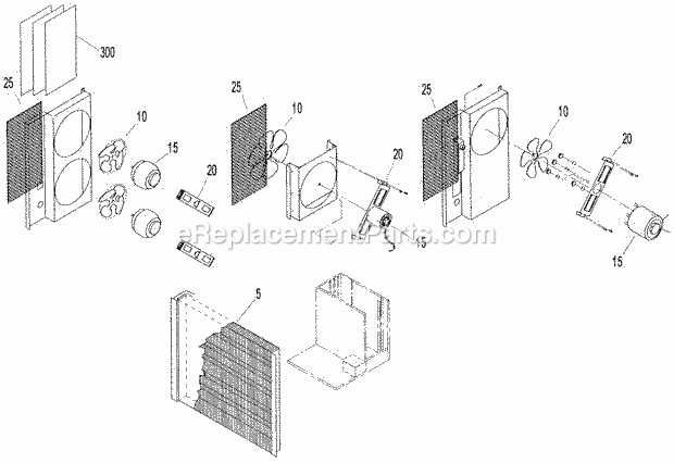 Page B Diagram and Parts List for GC-756  Ice-O-Matic Ice Maker