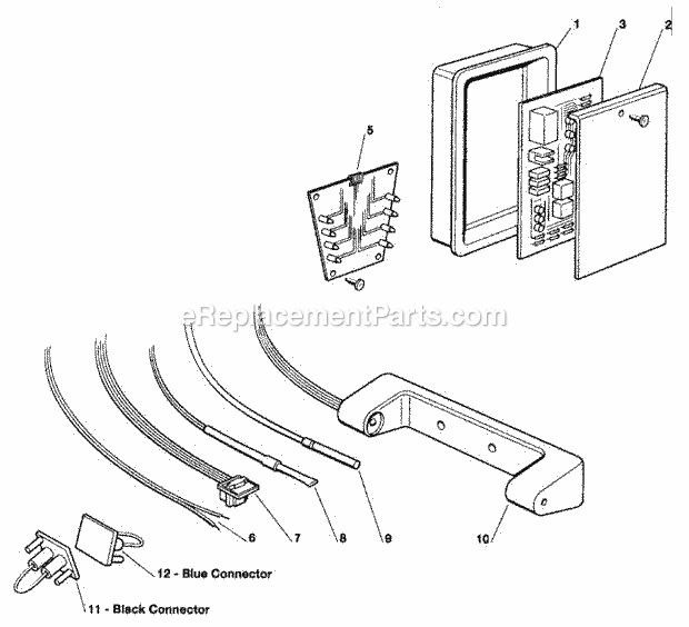 Control System Diagram and Parts List for GEMD-270  Ice-O-Matic Ice Maker