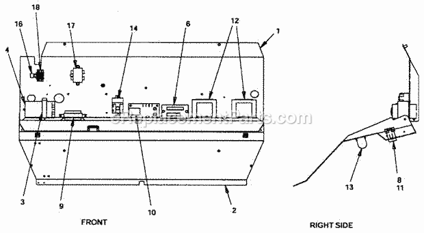 Page E Diagram and Parts List for IOD-150  Ice-O-Matic Ice Maker