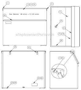 Part Location Diagram of 9031141-01P Ice-O-Matic 25pk Nut Plastic #8-10