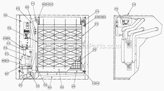 Page K Diagram and Parts List for C-106  Ice-O-Matic Ice Maker