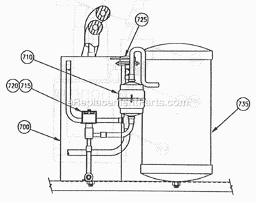 Page F Diagram and Parts List for C-106  Ice-O-Matic Ice Maker