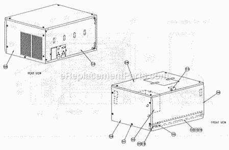 Page A Diagram and Parts List for C-121  Ice-O-Matic Ice Maker