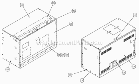 Page T Diagram and Parts List for C-121  Ice-O-Matic Ice Maker