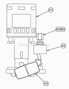 Page E Diagram and Parts List for C-121  Ice-O-Matic Ice Maker
