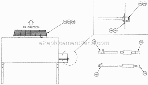Page H Diagram and Parts List for C-136 B-Series Ice-O-Matic Ice Maker