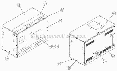 Page R Diagram and Parts List for C-136 C-Series Ice-O-Matic Ice Maker