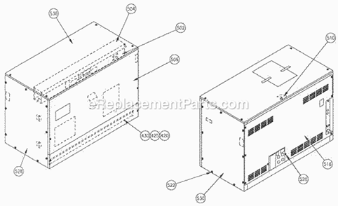 Page AB Diagram and Parts List for C-136 C-Series Ice-O-Matic Ice Maker