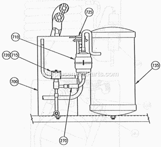 Page F Diagram and Parts List for C-136 C-Series Ice-O-Matic Ice Maker