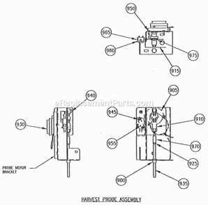 Page H Diagram and Parts List for C-136 C-Series Ice-O-Matic Ice Maker