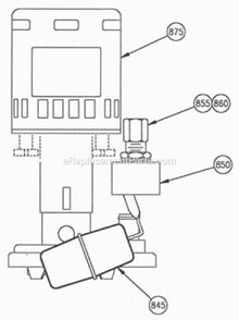Page P Diagram and Parts List for C-146  Ice-O-Matic Ice Maker