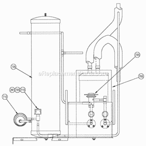Page X Diagram and Parts List for C-146  Ice-O-Matic Ice Maker