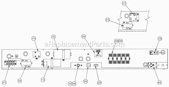 Page D Diagram and Parts List for C-186 B-Series Ice-O-Matic Ice Maker
