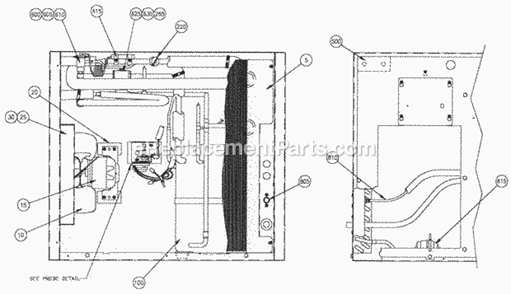 Page L Diagram and Parts List for C-186 C-Series Gen II Ice-O-Matic Ice Maker