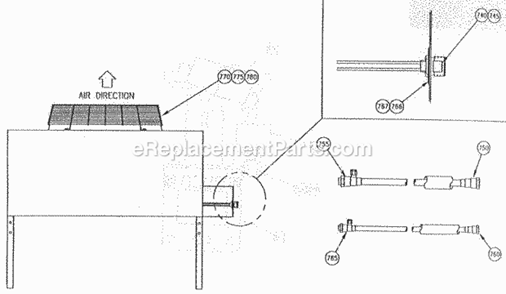 Page Q Diagram and Parts List for C-186 C-Series Gen II Ice-O-Matic Ice Maker
