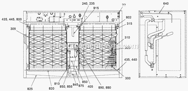 Page S Diagram and Parts List for C-186 C-Series Gen II Ice-O-Matic Ice Maker